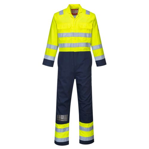 Hi-Vis Anti-Static Bizflame Pro Coverall