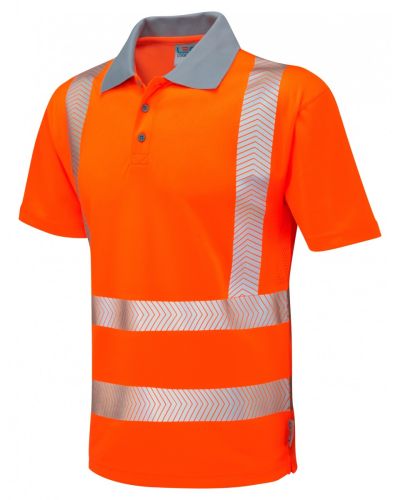 WOOLACOMBE ISO 20471 Cl 2 Coolviz Plus Polo Shirt