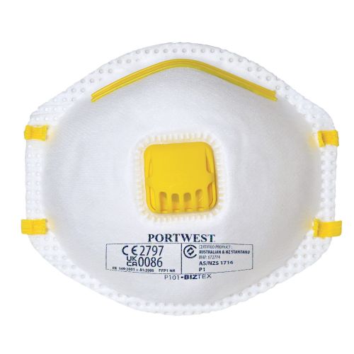 FFP1 Valved Respirator (Pack of 10)