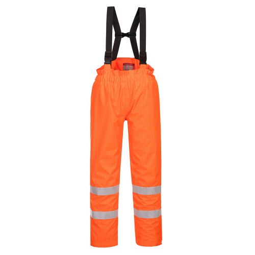Bizflame Rain Lined Hi-Vis Antistatic FR Trouser